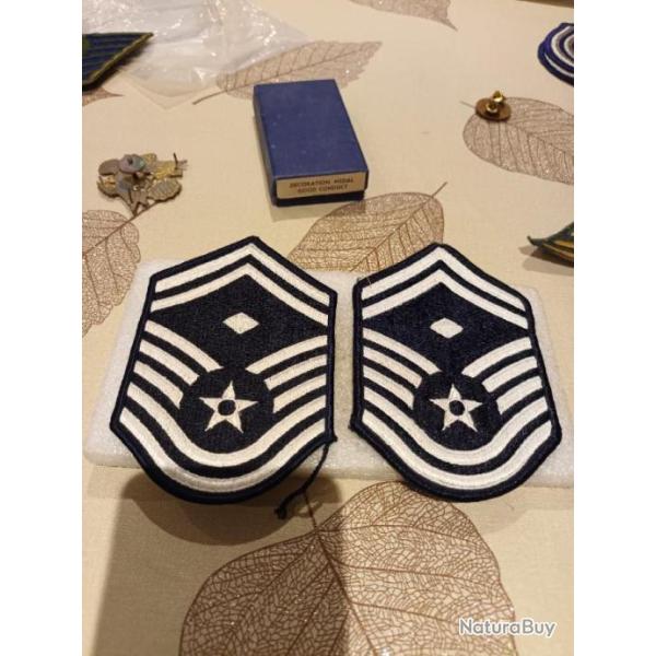 Lot de grades arme us USAF FIRST SERGEANT ORIGINAL