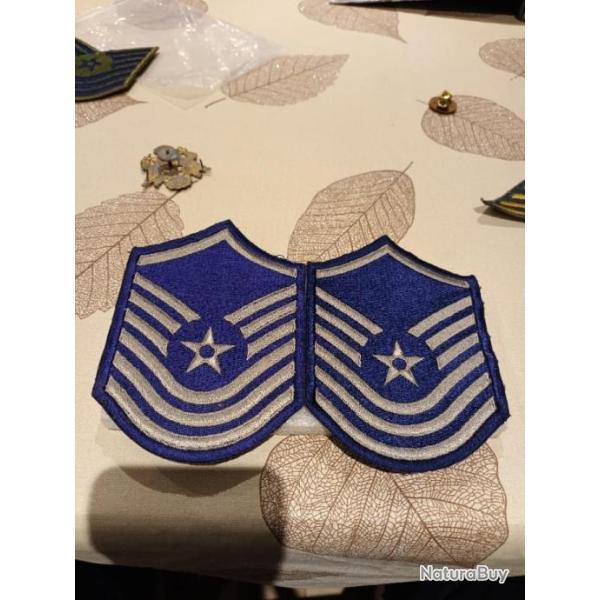 Lot de grades arme us USAF MASTER SERGEANT ORIGINAL