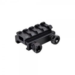 Rail Rehausseur Bas 4 Slot Noir (JS Tactical)