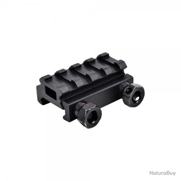 Rail Rehausseur Bas 4 Slot Noir (JS Tactical)