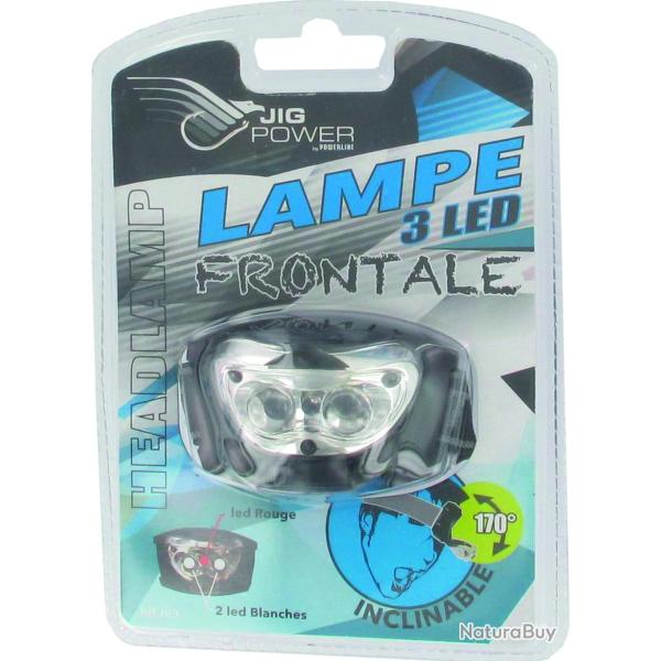 Lampe Frontale 3 Led Powerline