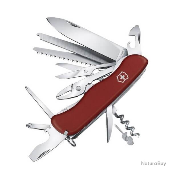 0.8564 Couteau suisse Victorinox Workchamp rouge avec scie � m�taux
