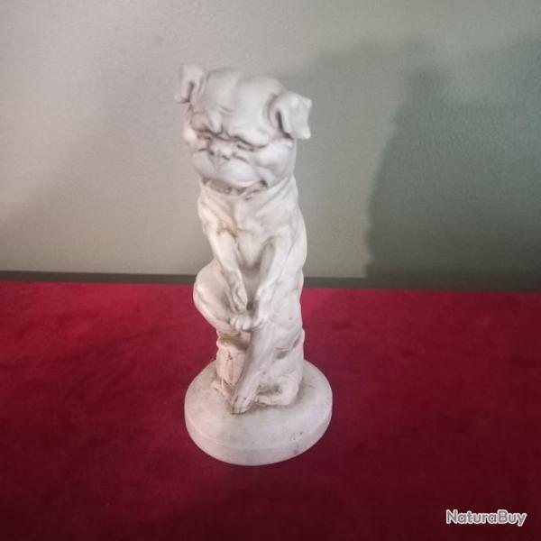 RARE   superbe c�ramique de chien  "  jean qui pleure "   XX �me