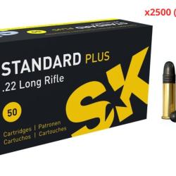 MUNITIONS SK CALIBRE 22LR STANDARD PLUS 40gr - 2.6g x2500 