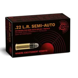 Cartouches GECO SEMI AUTO Calibre 22LR - Boite de 50 unit&eacute;s