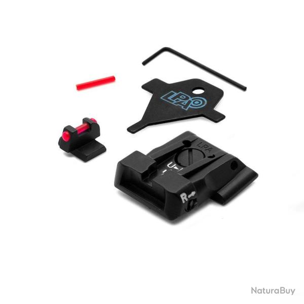 LPA SPS02SW6F Ensemble de vis�e r�glable pour S&W militaire et police sans ProCore