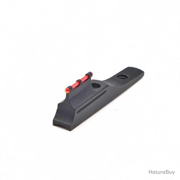 Viseur avant � rampe int�gr�e LPA MC80F avec fibre optique, fixation : deux vis 6/48, hauteur : 16,5