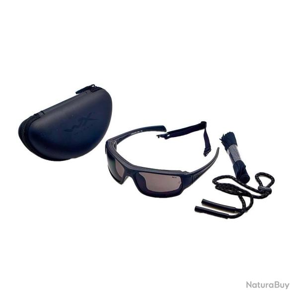 Lunettes Wiley X CCBRH01 BREACH Gris Fum�e Monture Noir Mat