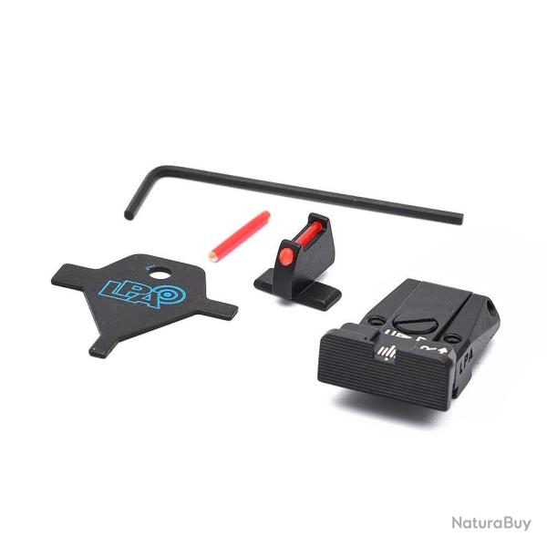 LPA SPR28SS7F Ensemble de vis�e r�glable pour Sig Sauer P220, P225, P226, P228