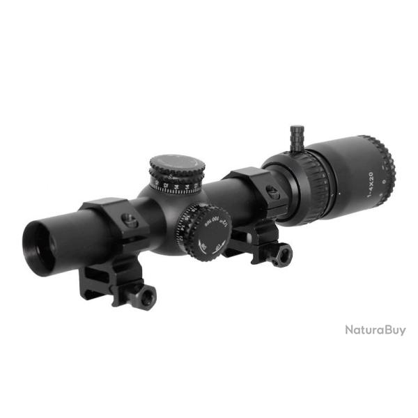 Lunette de vis�e VICTOPTICS ZOD 1-4x20 1'' SFP Chasse Tir