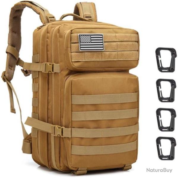 Sac � Dos Militaire Tactique Grande Capacit� 45L �tanche Chasse P�che Trekking Randonn�e Escalade