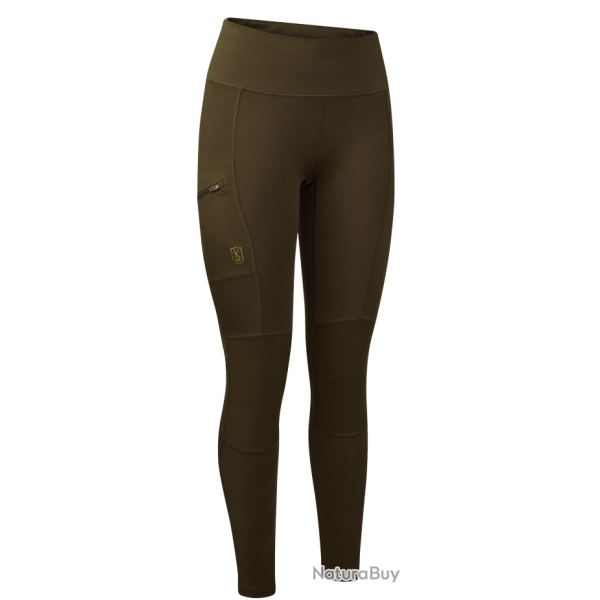 Collants renforc�s femme Kaki Deerhunter-48