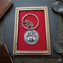 Porte cl&eacute;s Napol&eacute;on  Abeille Imp&eacute;riale   ( 25 mm )  n