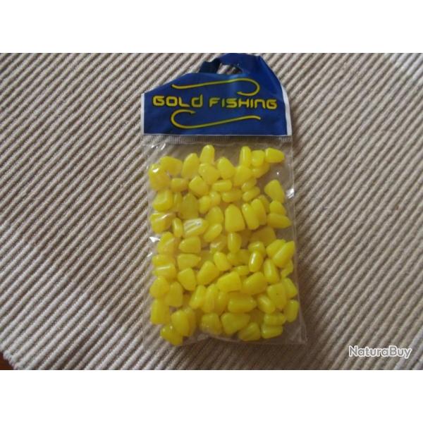 1� SANS ENCHERES !!! Lot de grains de ma�s plastique tr�s bien imit�s NEUFS