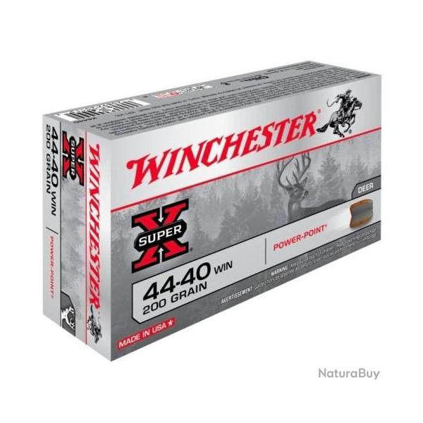 Balles Cartouches WINCHESTER Super X Power Point cal.44-40 200gr par 150