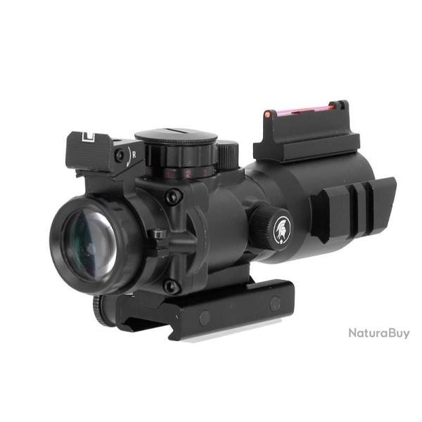 Lunette de Vis�e LANCER TACTICAL 4x32 Lumineux Rouge / Vert / Bleu / Noir - Chasse