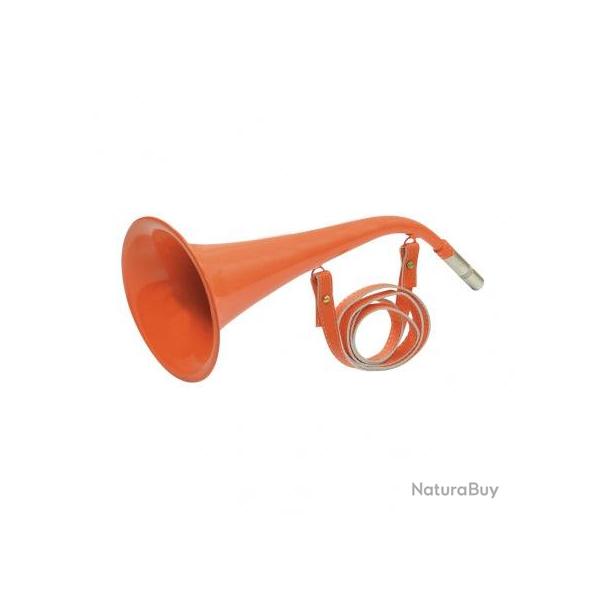 Corne � pavillon Januel fluo � bretelle - 30 cm