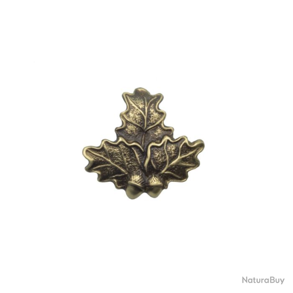 Ecusson feuille de chne Januel  en mtal  visser - Petit / Standard