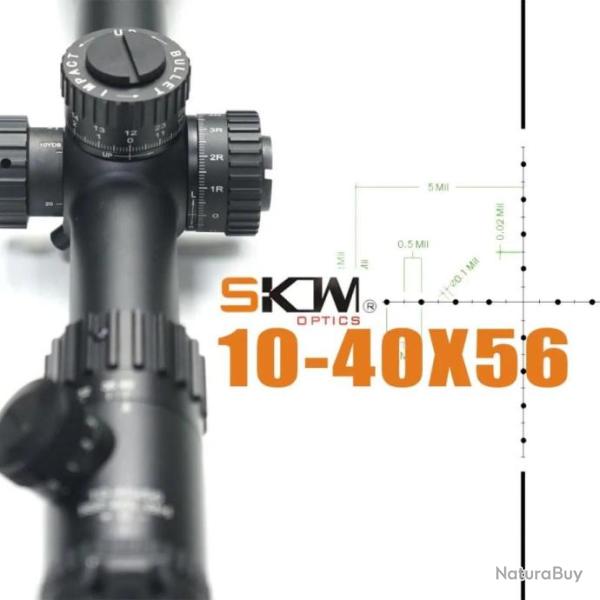 Skwoptique 10-40x56 Tube 34MM Lunette Paiement en 3 ou 4 fois -LIVRAISON GRATUITE !