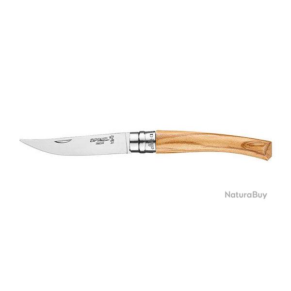 Couteau Effil� Opinel Inox - Olivier / N�8