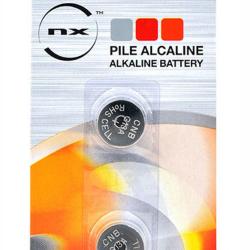 Piles NX Alcaline bouton LR44 pour viseur laser par 2