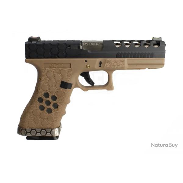 R�plique AW Custom GBB VX0111 HEX CUT Tan/Noir