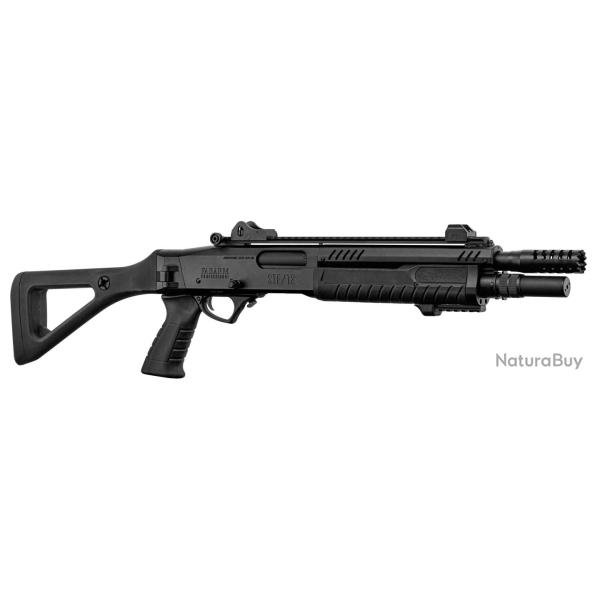 R�plique Fusil � Pompe Bo Manufacture Fabarm STF12 Compact Gaz - Noir