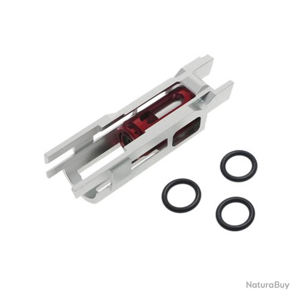 Cage COWCOW Nozzle en Aluminium B01 Dynamic Blowback Housing pour Hi-Capa - Argent