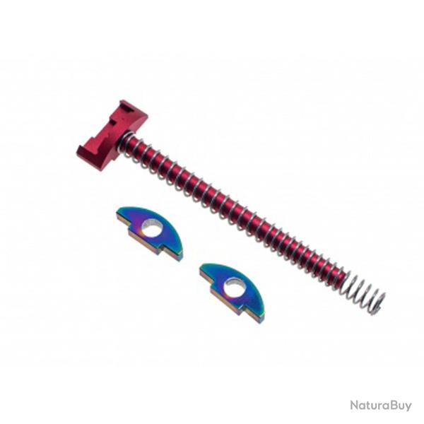 Tige Guide de Culasse COWCOW Set pour AAP-01 avec 2 tampons + 1 ressort 50% - Rouge