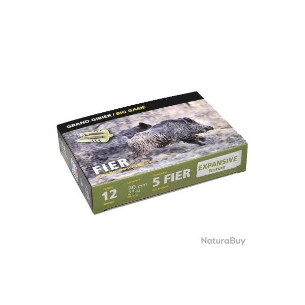 Cartouche FIER  Balle Expansive Nature 24.3g - Cal. 12/70
