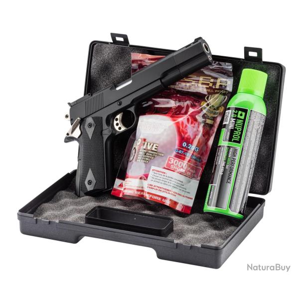 Pack GNB Gaz 1911 HFC Long 0.5J - Noir