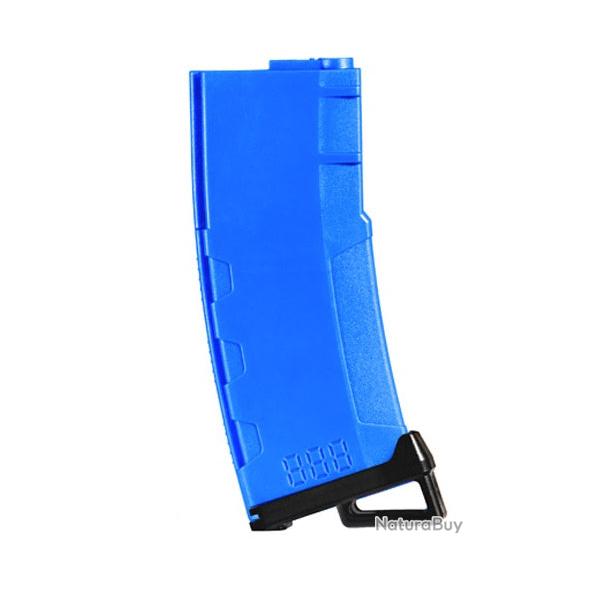 Chargeur Lancer Tactical Mid-Cap - 130 Coups pour M4 AEG - Bleu