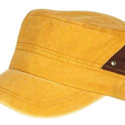Casquette Militaire Jaune Originale en Coton Classe Stiago Taille unique Jaune