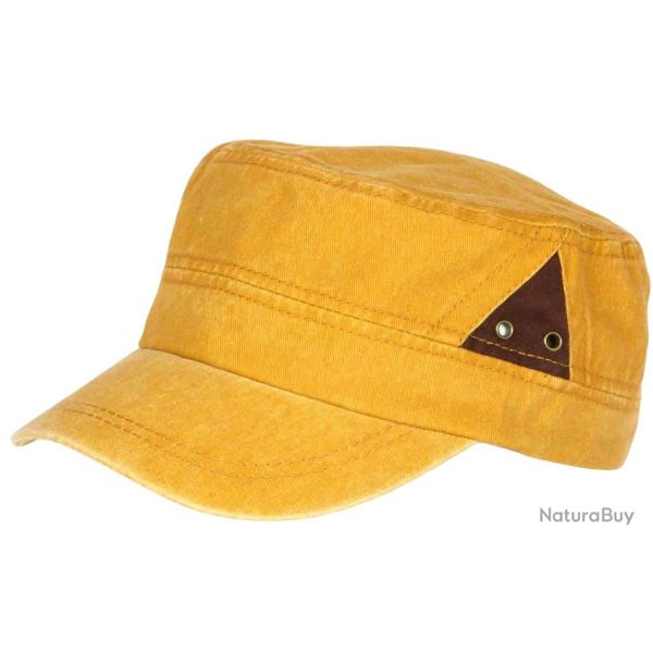 Casquette Militaire Jaune Originale en Coton Classe Stiago Taille unique Jaune