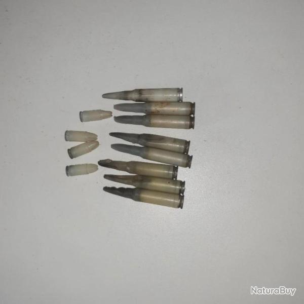 Lot munitions � blanc