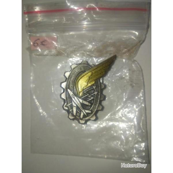 Insigne spcialisation "racteur" - Arme de l'Air.