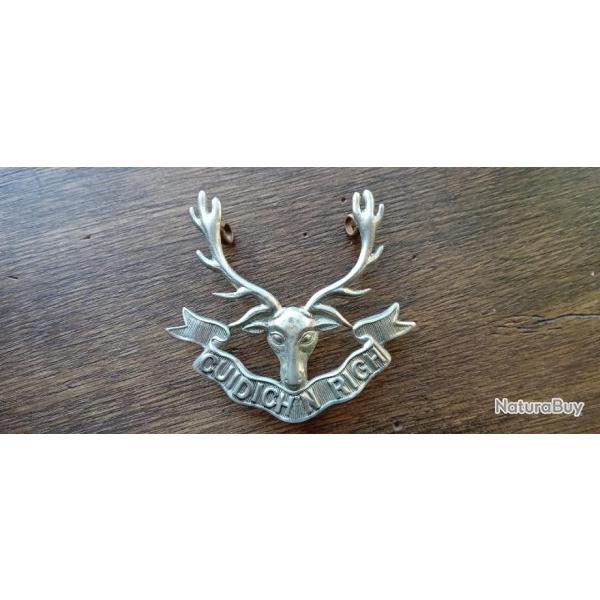 CAP BADGE DU SEAFORTH HIGHLANDER WW2