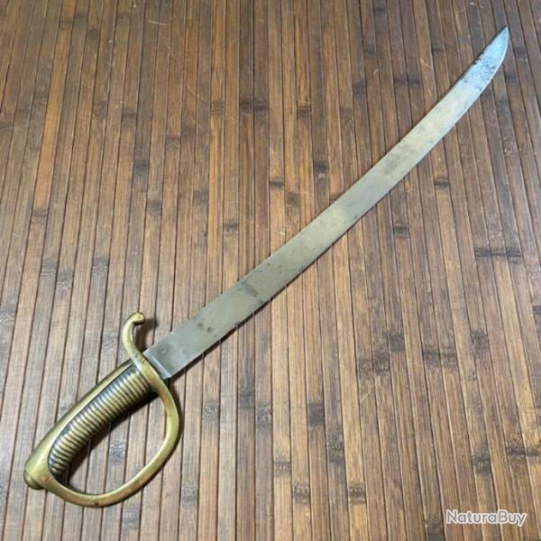 BEAU SABRE BRIQUET DE LA MANUFACTURE ROYAL DE CHATELLERAULT 1828