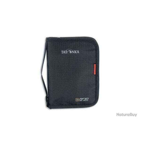 TRAVEL ZIP M RFIDB - PORTE MONNAIE ZIPPE TATONKA AVEC PROTECTION RFID - VERT