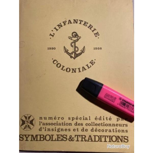 Livre Infanterie coloniale num�ro sp�cial
