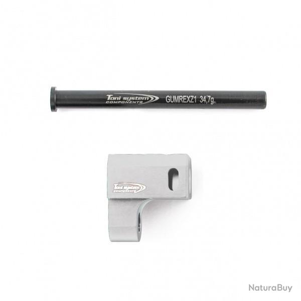 Compensateur avec tige de guidage en acier pour Arex Rex Zero 1 Tactical - TONI SYSTEM - Gris
