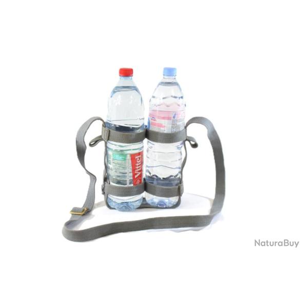Support / porte bouteilles en toile 2x1,5L Militaire Surplus randonn�e survie chasse p�che gourde
