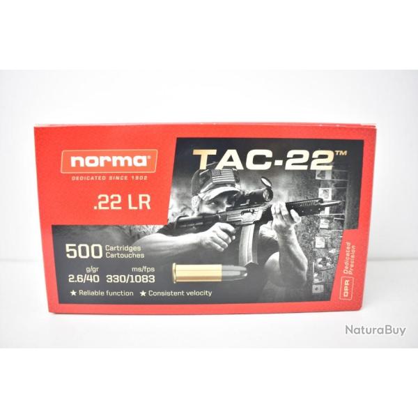 1000 Munitions Norma Tac-22
