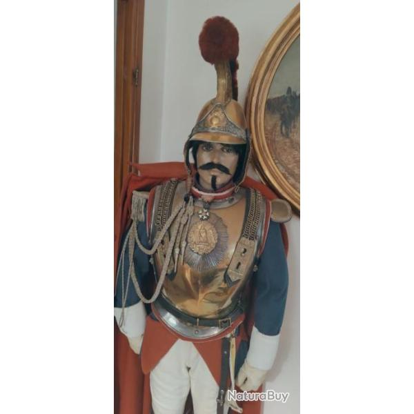 Rare mannequin complet officier carabinier 2empire
