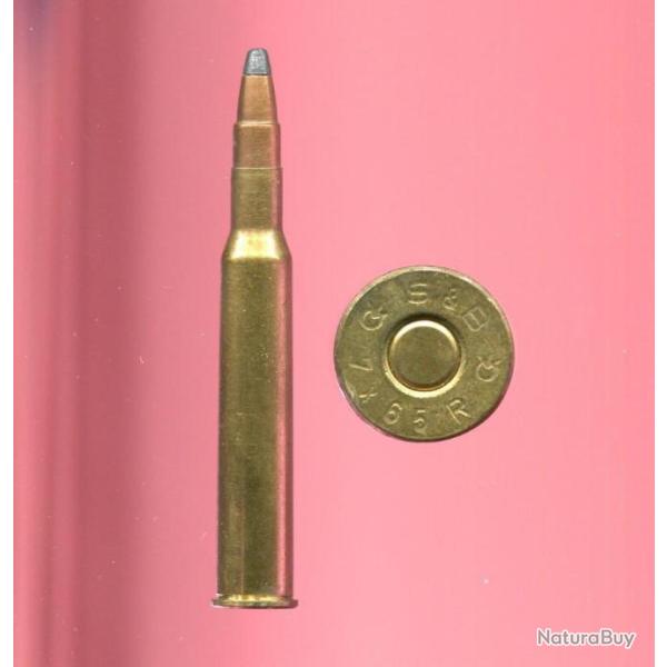 7 x 65 R - marquage : S&P  7 x 65 R  - balle cuivre pointe plomb