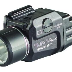 ampe tactique pour pistolet Streamlight TLR-7 HL-X USB noir - Switch haut et bas
