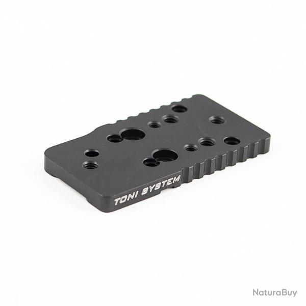 Plaque de base pour point rouge (type E) pour CZ Shadow 2 OR Optic Ready - TONI SYSTEM