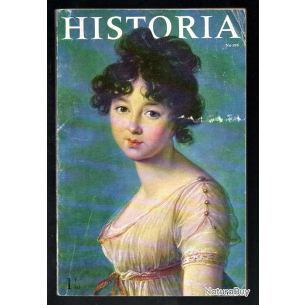 historia 195, f�vrier 1963, la p�richole, dillinger, hannibal, anschluss, inde britannique, l'�lise