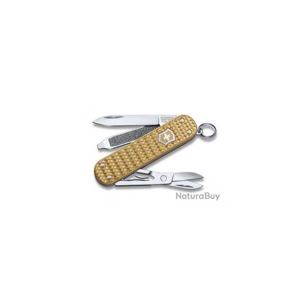 VICTORINOX CLASSIC SD PRECIOUS ALOX BRASS GOLD