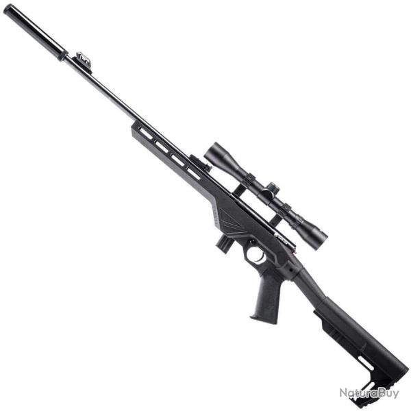 Carabine 22LR CITADEL avec MDS, lunette 3-9x40HD, 50MUN et 10 cibles 14x14